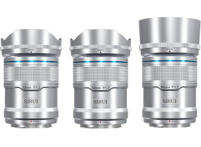 SIRUI Sniper Series F1.2 APS-C Frame Autofocus Lens Set 23mm+33mm+56mm Nikon Z silver