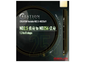 Marumi CREATION Variable ND2.5-256/V 82mm