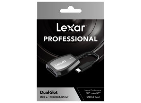 Lexar Professional USB Type-C Dual-Slot Card Reader