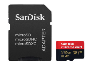 SanDisk Micro SDXC 512GB Extreme PRO 200MB/s ‎SDSQXCD-512G-GN6MA