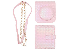 Torbica za FUJIFILM INSTAX MINI Iridescentna roze