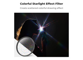 K&F Concept Starlight Glare Special Effects Filter 72mm KF01.2684
