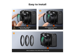 Ricoh Lens Filter Adapter Ring 42-49mm za Ricoh Gr Modele, Nano-X Series SKU.2328