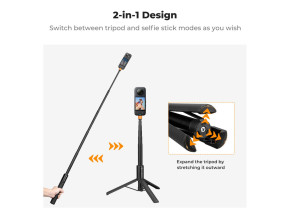 K&F Concept Invisible Selfie Stick KF09.141