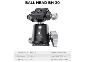 K&F Concept karbonski stativ za kameru X254C4+BH-30 KF09.116
