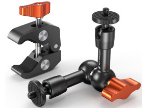 K&F Concept KF31.130 MS-31 Multi-Functional 6″ Magic Arm with Super Clamp Kit – Black