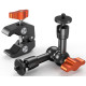 K&F Concept KF31.130 MS-31 Multi-Functional 6″ Magic Arm with Super Clamp Kit – Black