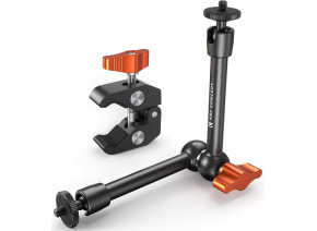 K&F Concept KF31.131 MS-32 Multi-Functional 9.8″ Magic Arm with Super Clamp Kit – Black