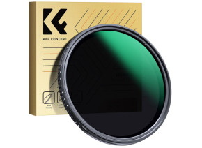 K&F Concept 77mm ND2-ND400 Variable Filter (1-9 Stop) KF01.2362V1