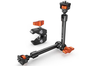 K&F Concept KF31.132 MS-31 Multi-Functional 11″ Magic Arm with Super Clamp Kit – Black