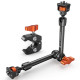 K&F Concept KF31.132 MS-31 Multi-Functional 11″ Magic Arm with Super Clamp Kit – Black
