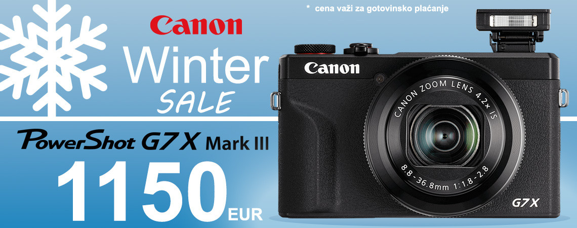 Canon G7 X Mark III - Winter Sale