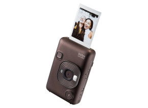 FUJIFILM instax mini LiPlay Hybrid Instant Camera (Deep Bronze)