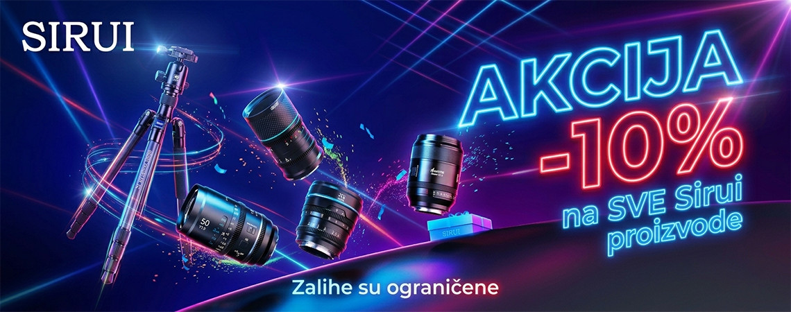SIRUI akcija od -10% na sve!