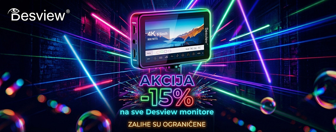 DESVIEW monitori akcija -15%