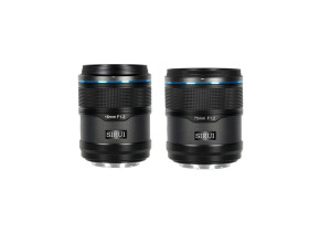 Sirui 16 & 75mm F1.2 Sniper Lens APS-C AF Kit E-Mount Black Carbon