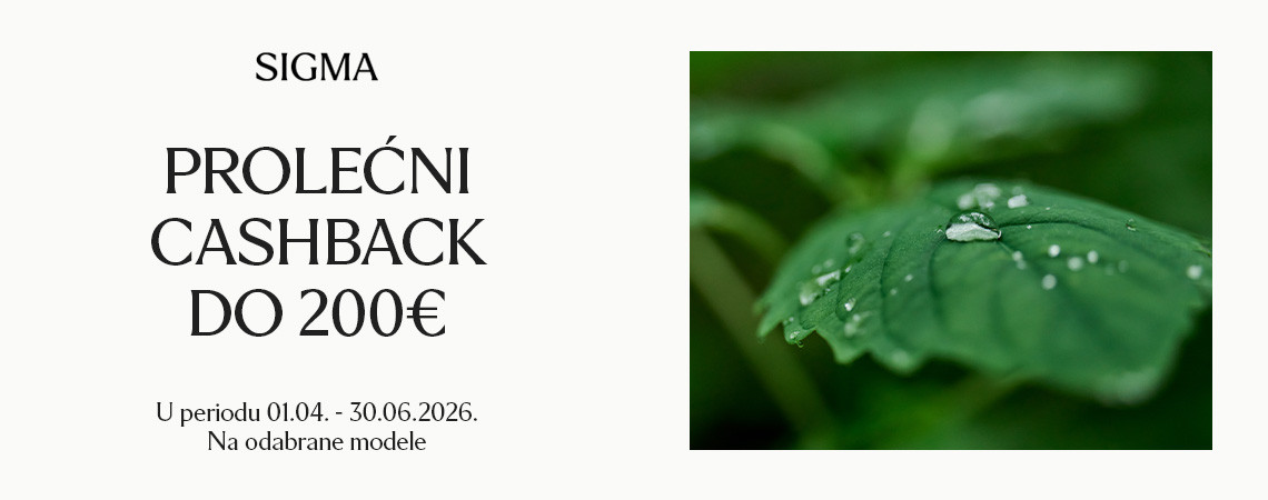 Sigma - prolećni cashback do 200€!