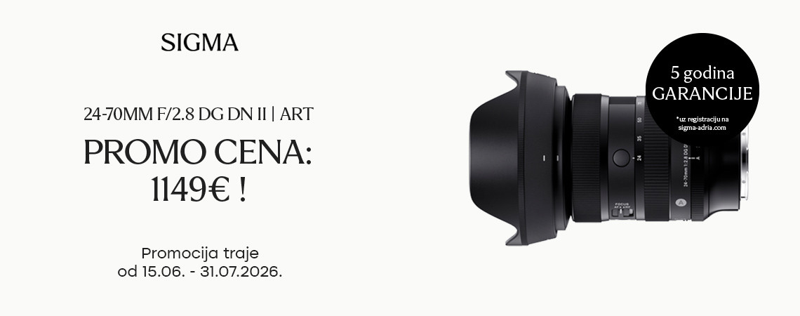 Sigma 24-70mm f/2.8 DG DN II - velika akcija!
