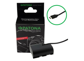 PATONA 9420 Dummy battery for Canon LP-E6P, EOS R5, R5 Mark II, R6 /R6 Mark II