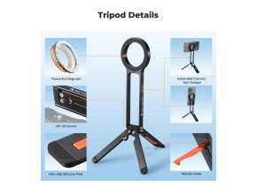 K&F Concept Magnetic Phone Tripod Stand KF31.139V1