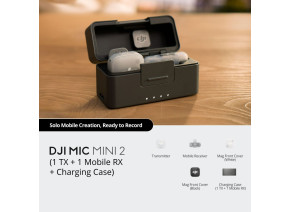 DJI Mic Mini 2 za 1 sagovornika (1 TX + 1 Mobile RX + Charging Case) - slika 4