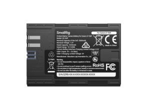 SmallRig 5298 USB-C Camera Battery with Power Display for Canon LP-E6P - slika 6