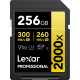 Lexar SDXC 256GB Professional 300MB/s 2000x UHS-II