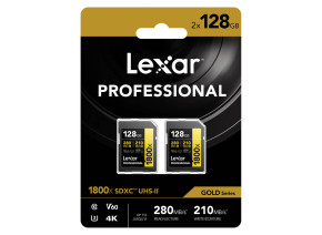 Lexar 128GB Professional 280MB/s 1800x UHS-II (2-Pack) - slika 1