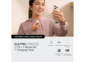 DJI Mic Mini 2S za 1 sagovornika (1 TX + 1 Mobile RX + Charging Case) - slika 2