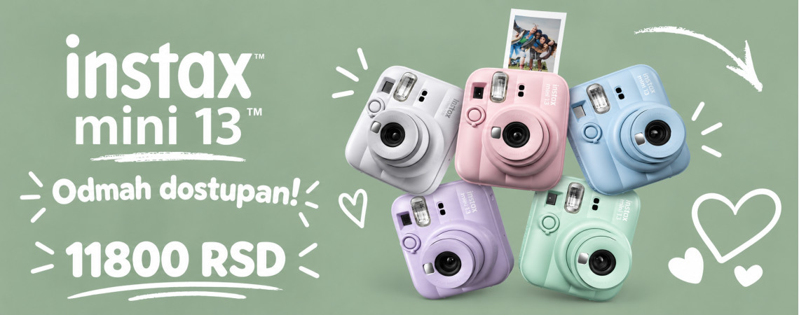 Fujifilm Instax Mini 13 - sada i kod nas
