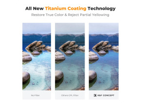 K&F Concept True Color CPL Ultra-low Reflection 95mm Circular Polarizing Filters Nano-Xcel KF01.2897 - slika 3