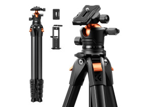 K&F Concept Aluminum Travel Camera Tripod with Arca Ball Head KF09.171