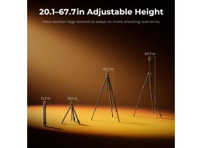 K&F Concept Aluminum Travel Camera Tripod with Arca Ball Head KF09.173 - slika 7