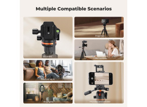 K&F Concept Aluminum Travel Camera Tripod with Arca Ball Head KF09.179 - slika 7