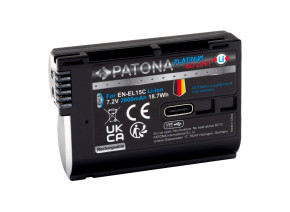 PATONA 1363 Platinum EN-EL15c USB-C Battery (2600mAh)  - slika 4