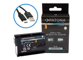 PATONA 1363 Platinum EN-EL15c USB-C Battery (2600mAh) 