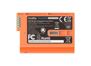 SmallRig 4966 EN-EL15c USB-C Rechargeable Camera Battery Orange - slika 3