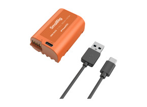 SmallRig 4979 Camera Battery USB-C Rechargeable DMW-BLK22 Orange - slika 4