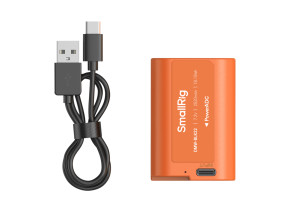 SmallRig 4979 Camera Battery USB-C Rechargeable DMW-BLK22 Orange - slika 1