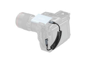 SmallRig 4792 USB-C Straight to USB-C Angled Coiled Data Cable - slika 4