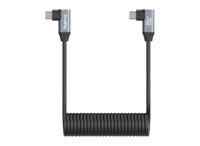 SmallRig 4793 USB-C Angled to USB-C Angled Coiled Data Cable