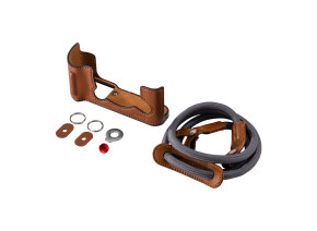 SmallRig 5670 Leather Half Case Kit for FUJIFILM X-T30 / X-T30 II / X-T30 III Brown - slika 1