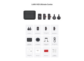 Hollyland LARK M2S Ultimate Combo (with Camera RX + USB-C RX + Lightning RX) Wireless Microphone - slika 2